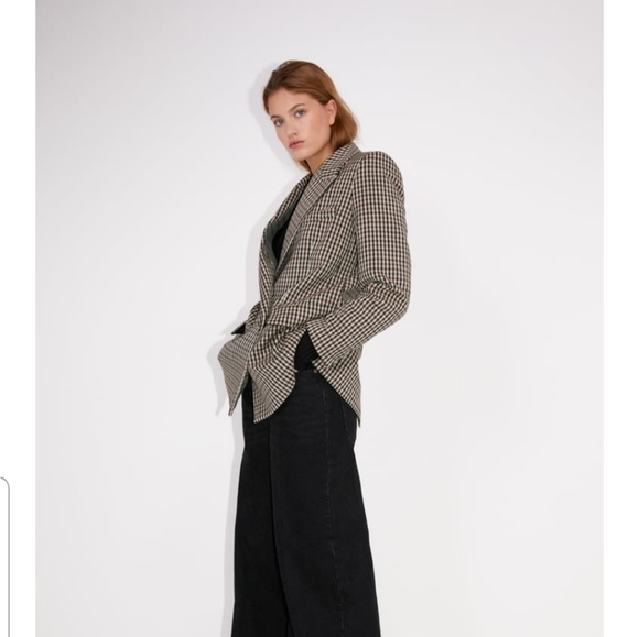 ZARA Plaid Blazer - Picture 3 of 4
